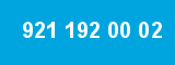 921 192 00 02